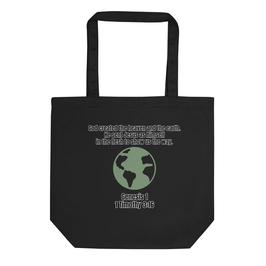 God Created The Heaven And The Earth Eco Tote Bag