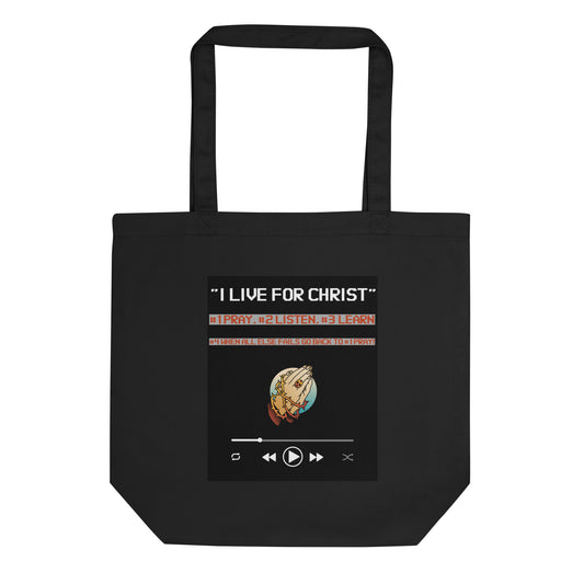 I Live For Christ Eco Tote Bag