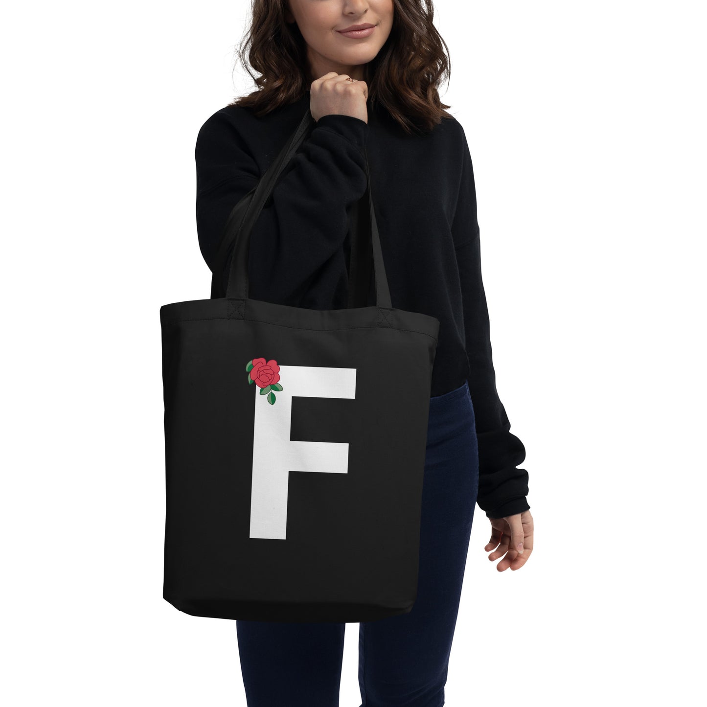 Letter "F" Eco Tote Bag