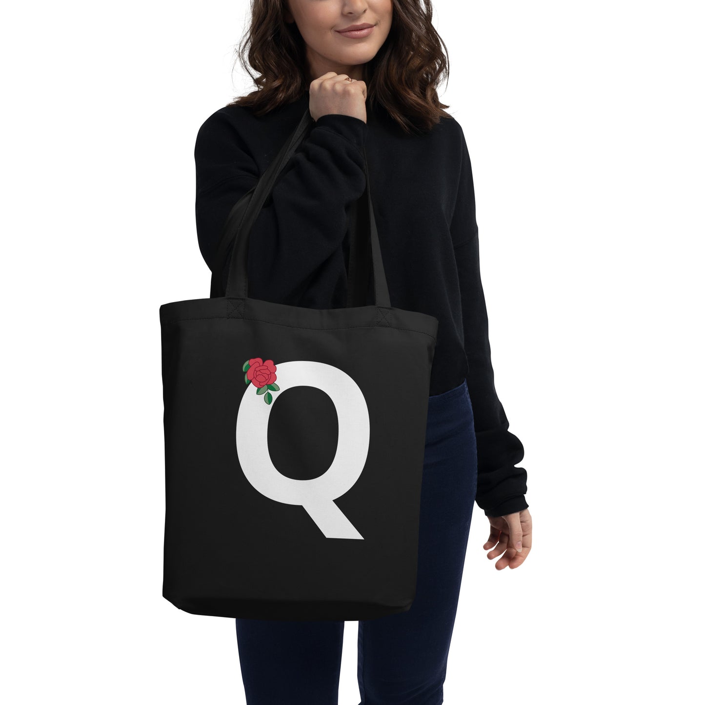 Letter "Q" Eco Tote Bag