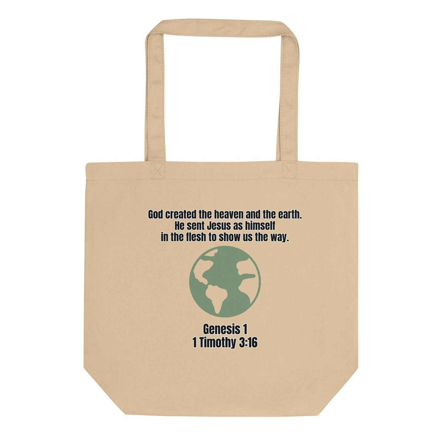 God Created The Heaven And The Earth Eco Tote Bag