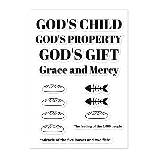 God's Child Sticker Sheet