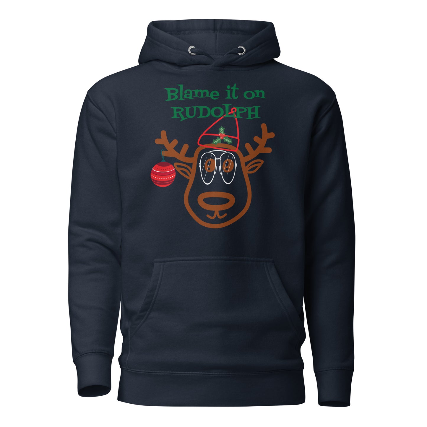 Blame it on RUDOLPH Unisex Hoodie, Christmas Gifts, Christmas Items
