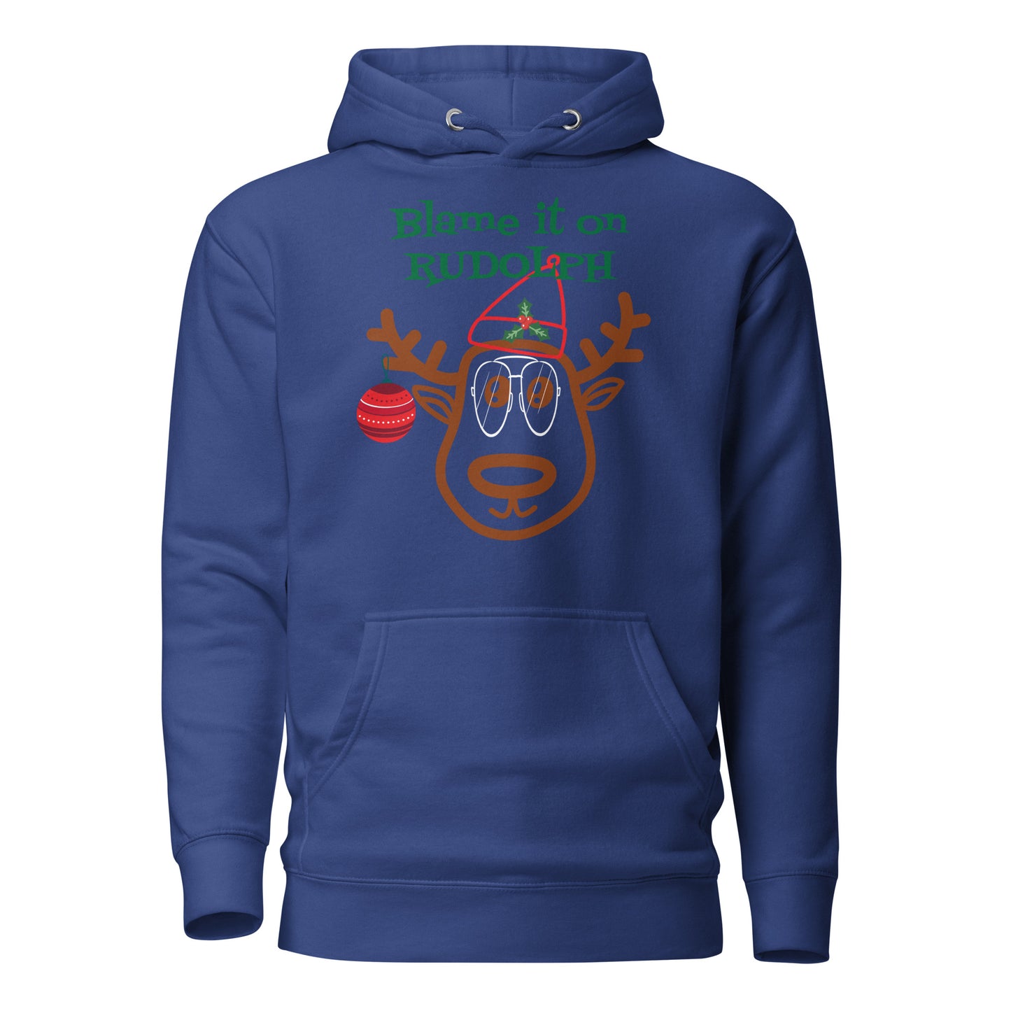 Blame it on RUDOLPH Unisex Hoodie, Christmas Gifts, Christmas Items