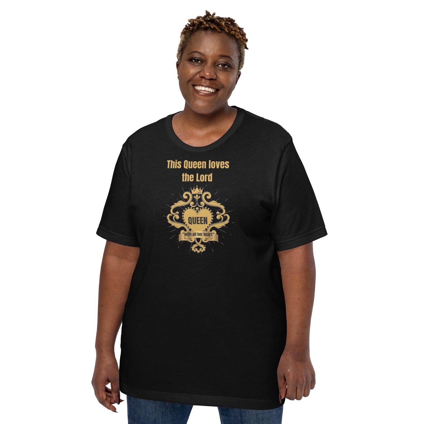 This Queen Loves The Lord Unisex T-Shirt