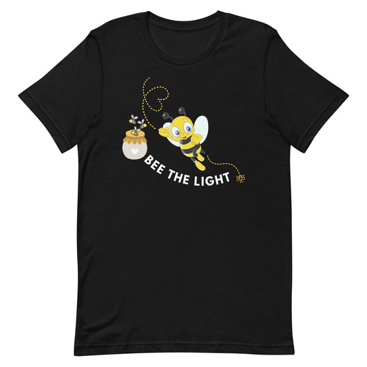 Bee The Light King Bee Unisex T-Shirt, Faith-based T-Shirts, Religious T-Shirts, Jesus tees, Motivational Christian Shirts, Christian Apparel