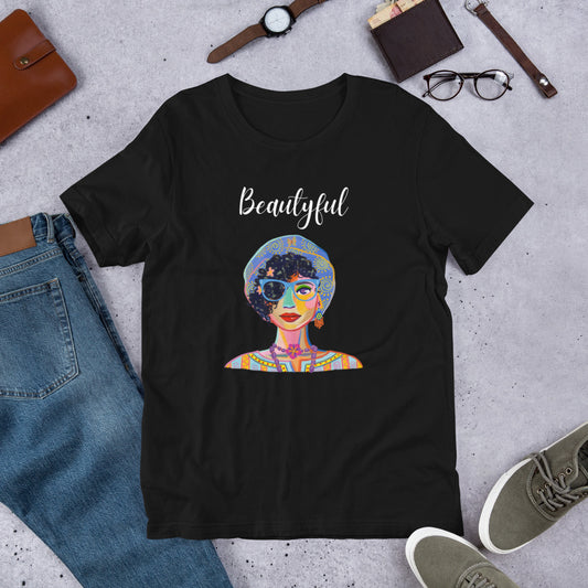 Beautyful Unisex T-Shirt, Self-love T-Shirts, Black T-Shirts, Black Girl Tees, T-Shirts with Words