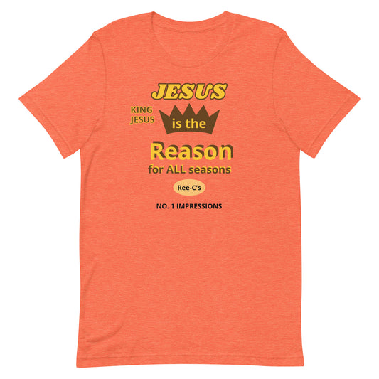 Jesus Is The Reason For All Seasons Unisex T-Shirt