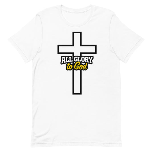 All Glory To God Unisex T-Shirt, Faith-based T-shirts, Jesus Tees, Christian Gifts, Religious Gifts