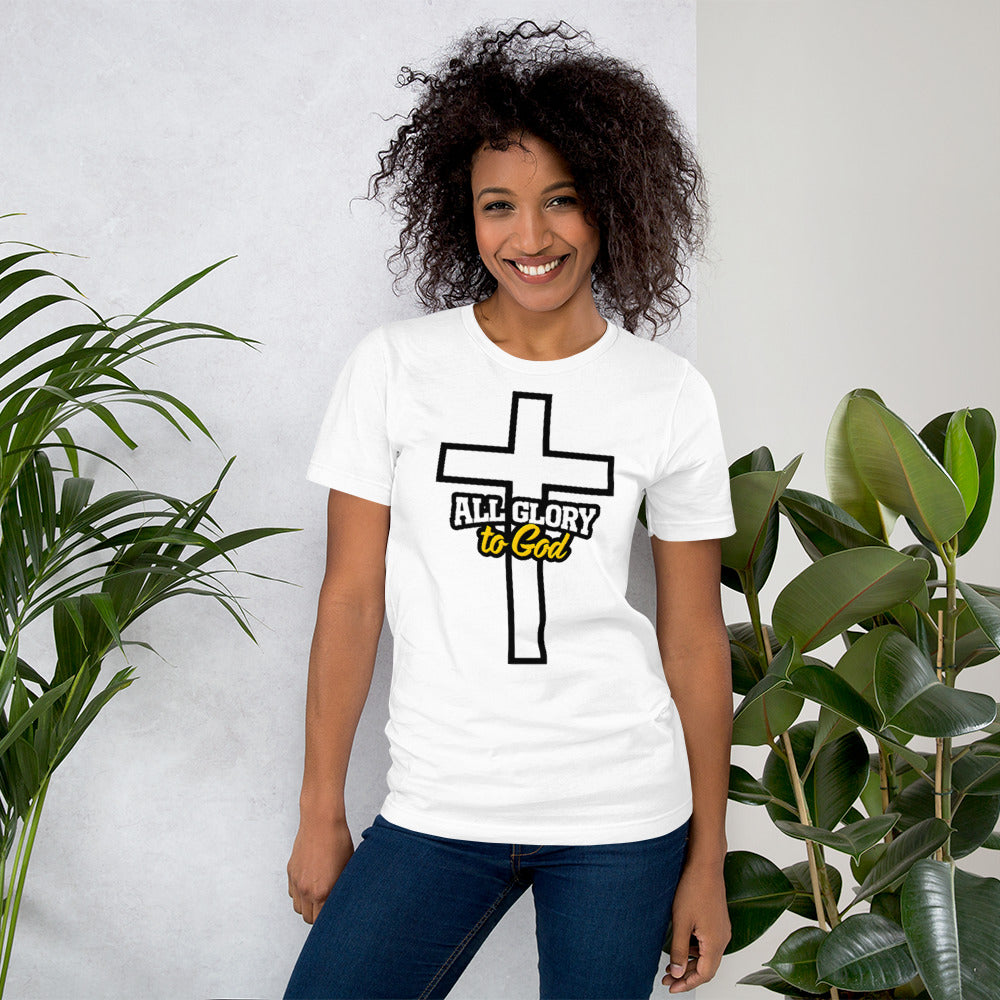 All Glory To God Unisex T-Shirt, Faith-based T-shirts, Jesus Tees, Christian Gifts, Religious Gifts