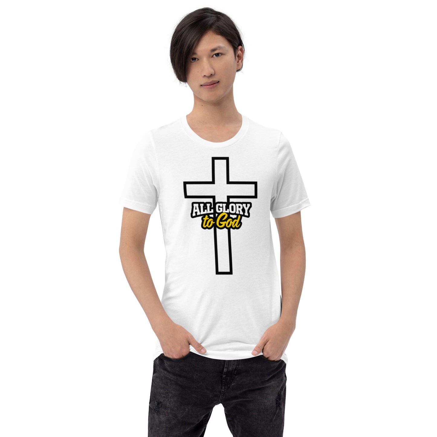 All Glory To God Unisex T-Shirt, Faith-based T-shirts, Jesus Tees, Christian Gifts, Religious Gifts