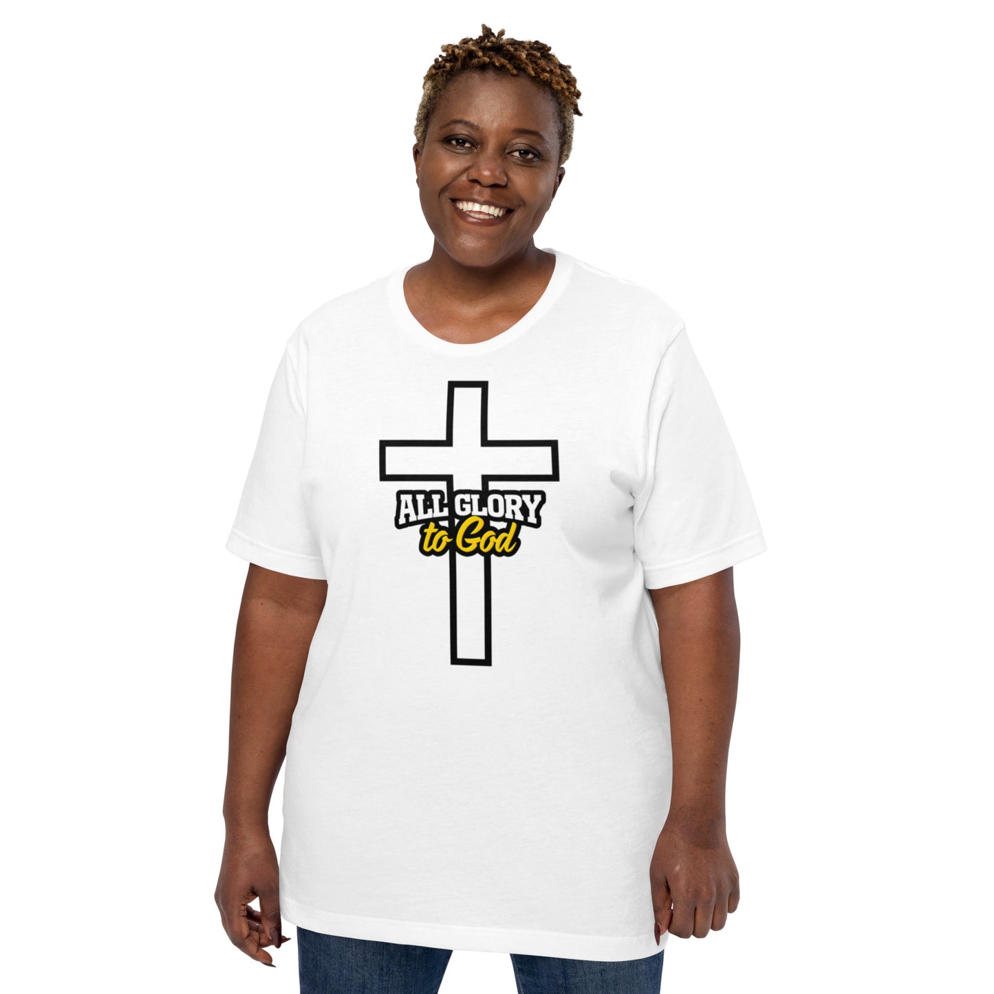 All Glory To God Unisex T-Shirt, Faith-based T-shirts, Jesus Tees, Christian Gifts, Religious Gifts