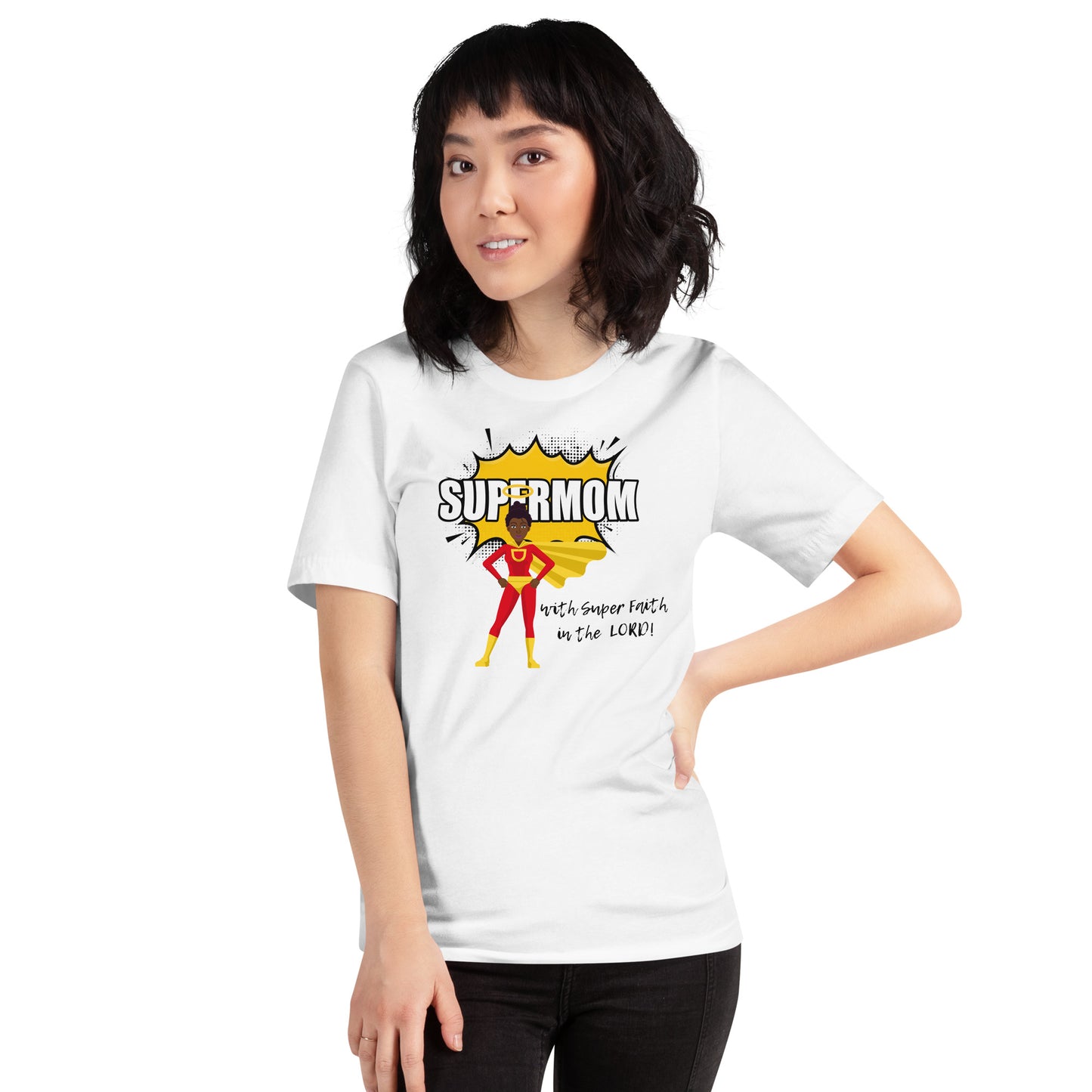 SUPERMOM With Super Faith In The Lord Unisex T-Shirt