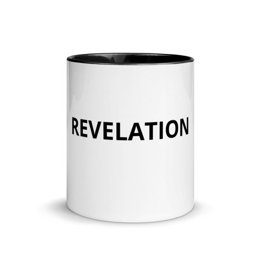 Revelation White Ceramic Mug with Color Inside