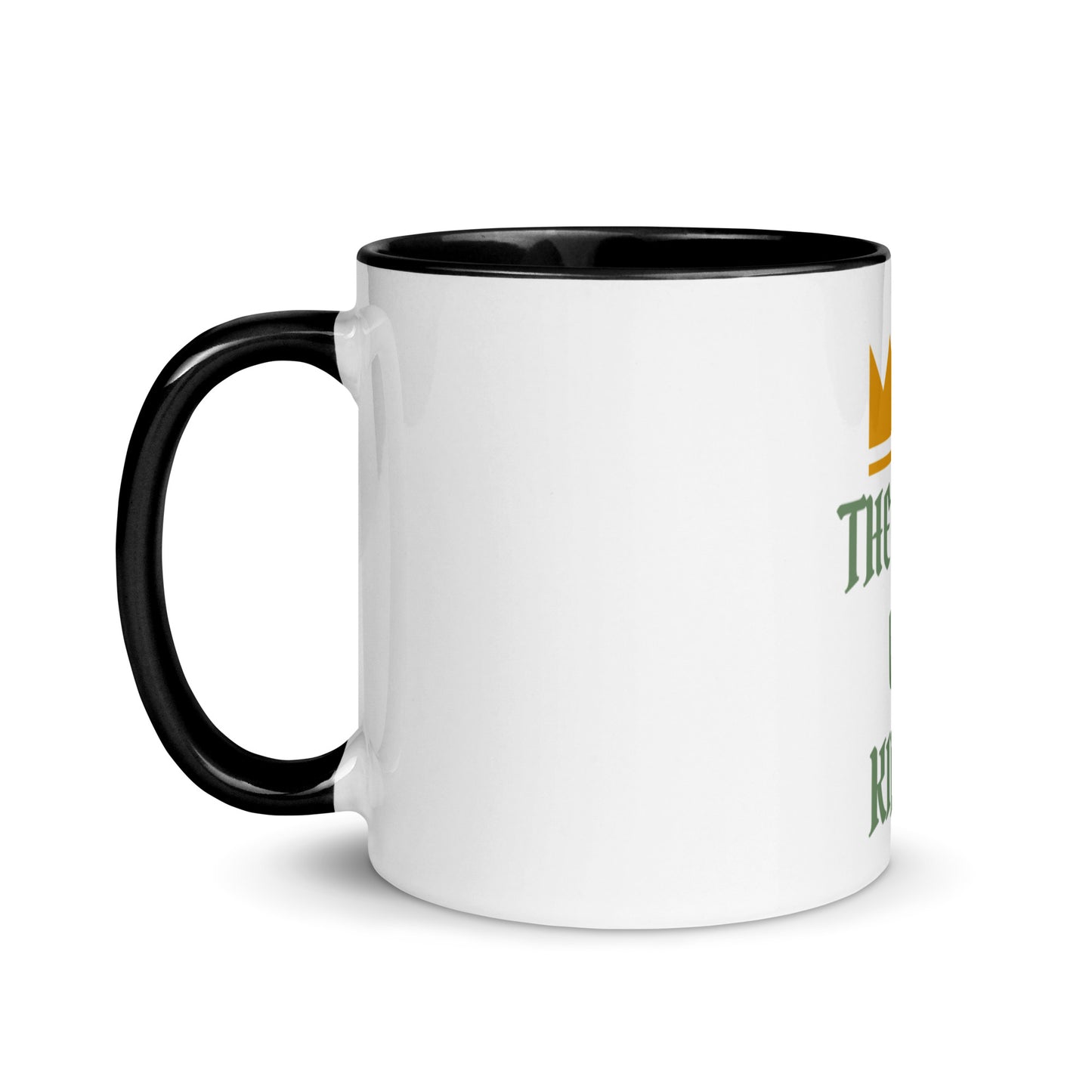 The King of Kings White Ceramic Mug with Color Inside