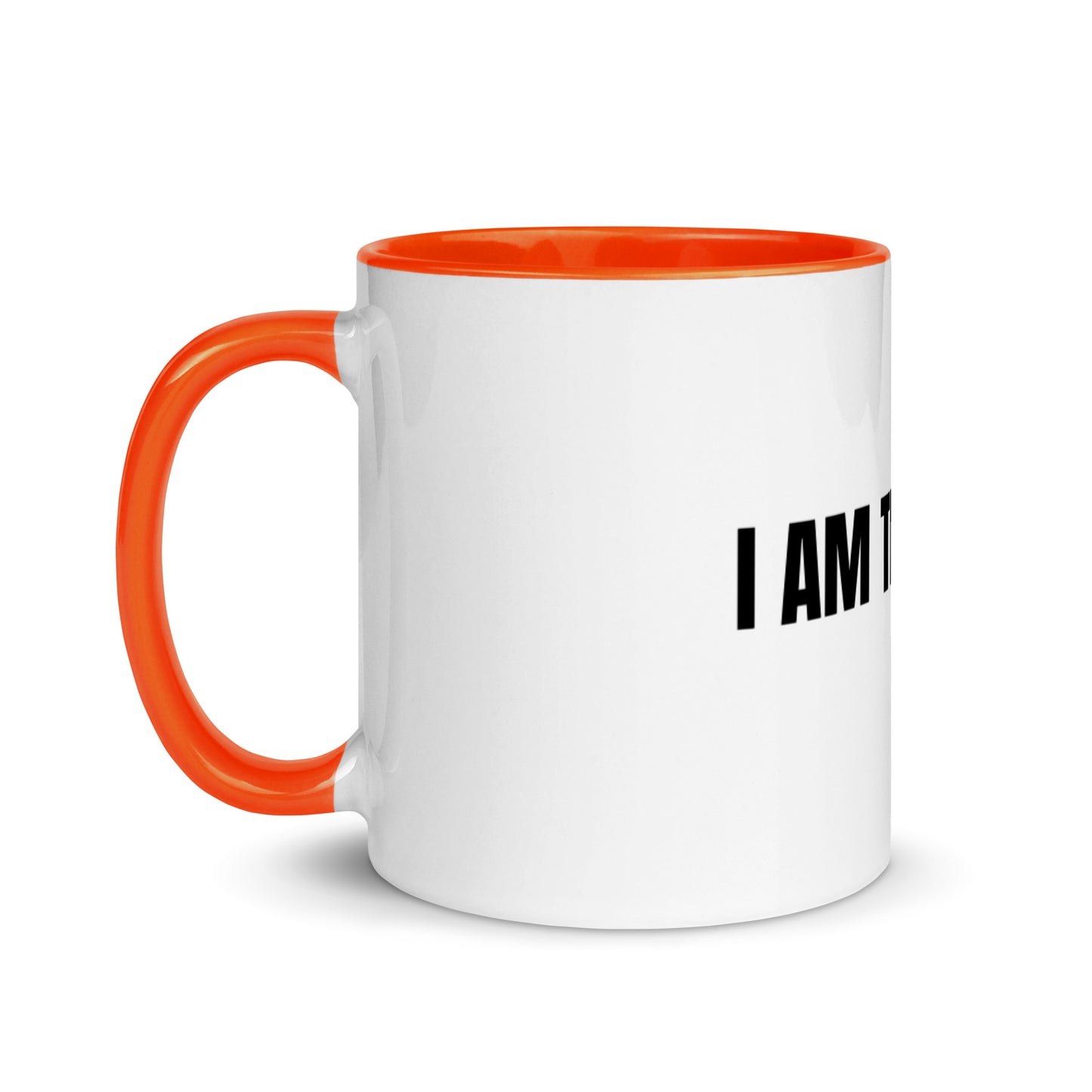 I Am The I Am White Ceramic Mug with Color Inside