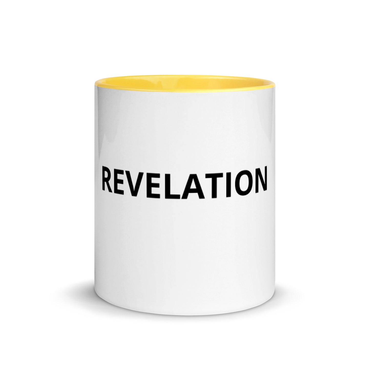 Revelation White Ceramic Mug with Color Inside